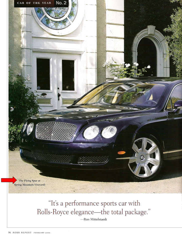 Robb Report, February 2006, page 2