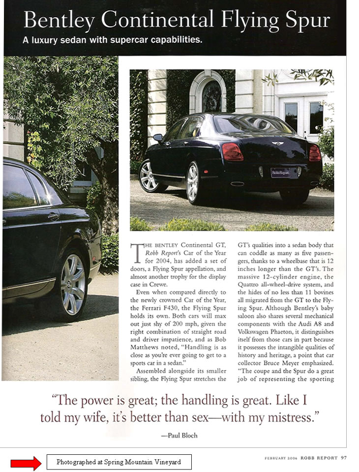Robb Report, February 2006, page 3